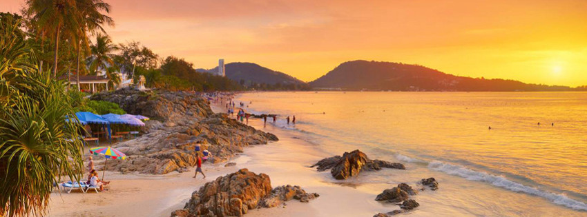 Phuket'te günbatımı...