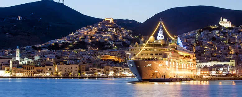 Akşam Işıkları ile Celestyal Cruise