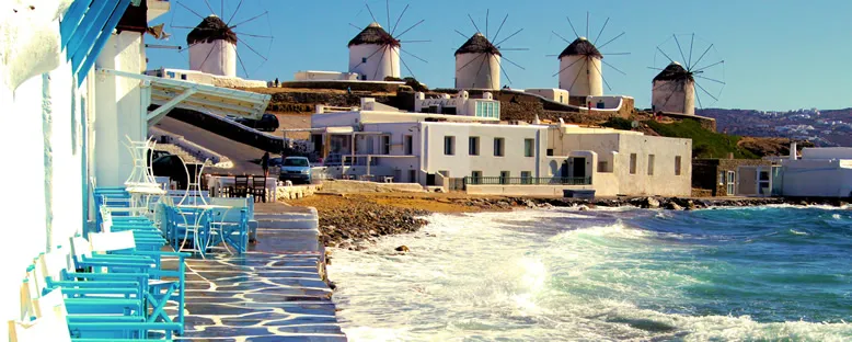 Kıyılar ve Yel Değirmenleri - Mykonos