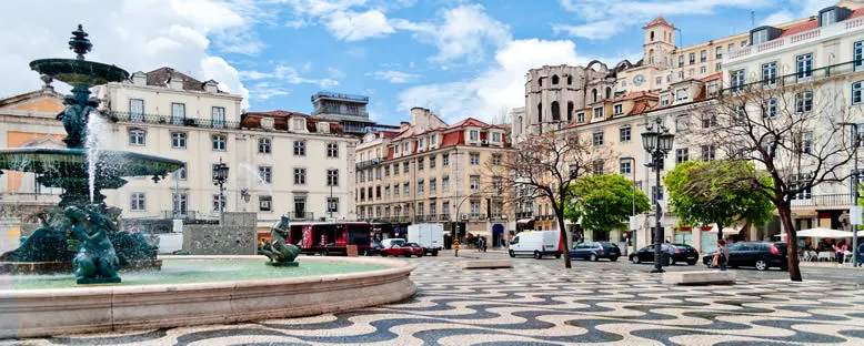 Baixa Bölgesi ve Rossio Meydanı - Lizbon