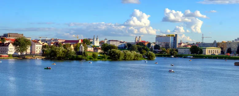 Svislach Nehri ve Şehir - Minsk
