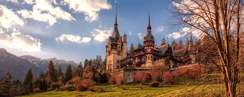Peleş Şatosu Manzarası - Sinaia
