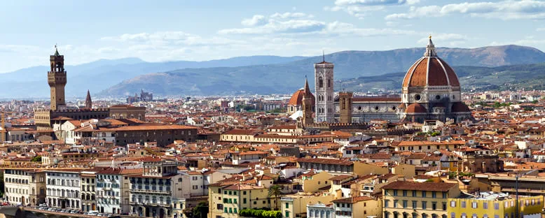 Palazzo Vecchio ve Katedral - Floransa