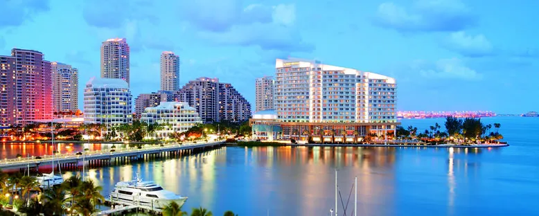 Şehir Merkezinde Akşam - Miami