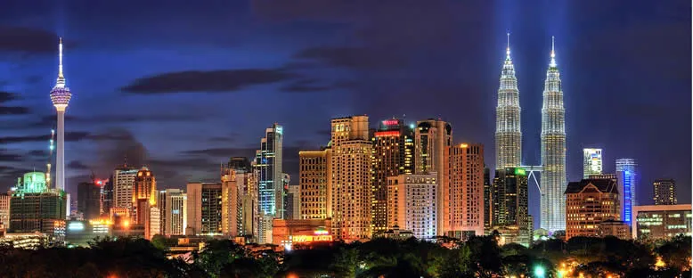 Gece Manzarası - Kuala Lumpur