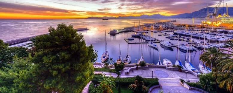Limanda Gün Doğumu - Palermo