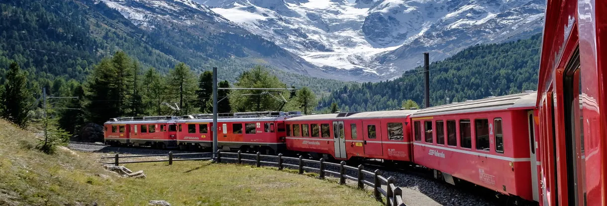 Bernina Treni ile Avrupa Masalı