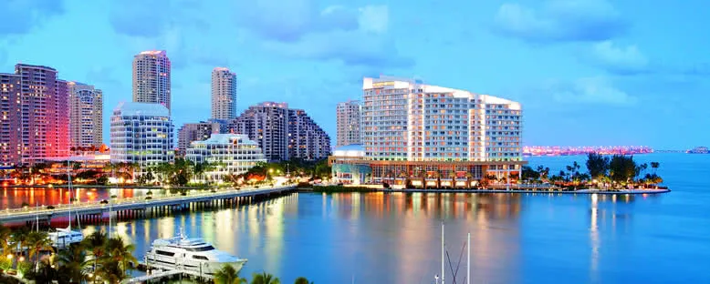 Şehir Merkezinde Akşam - Miami