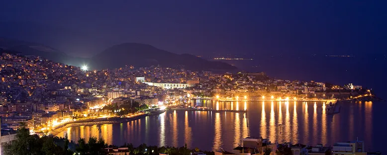 Gece Manzarası - Kavala