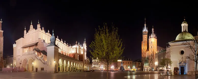 Gece Manzarası - Krakow