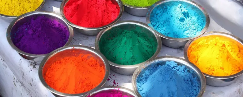 Holi Festivali Boyaları - Hindistan