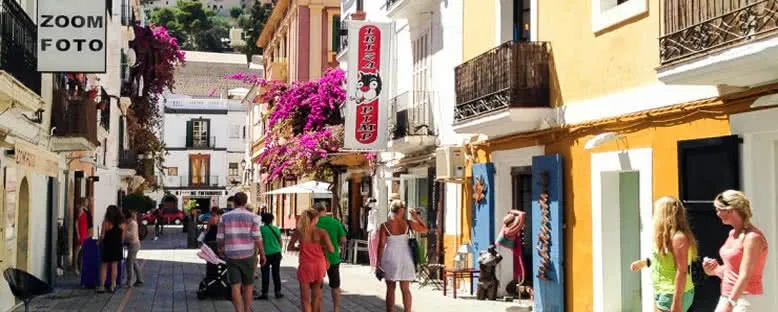 Ibiza Town Sokakları - İbiza