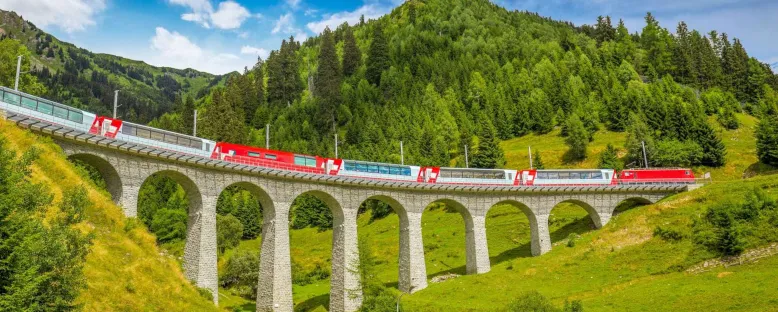 İsviçre Manzarası - Bernina Express