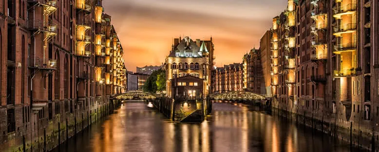 Kanallarda Akşam - Hamburg