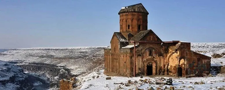 Ani Harabeleri Kış Manzarası - Kars