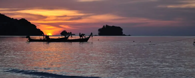 Nai Yang'da Gün Batımı - Phuket