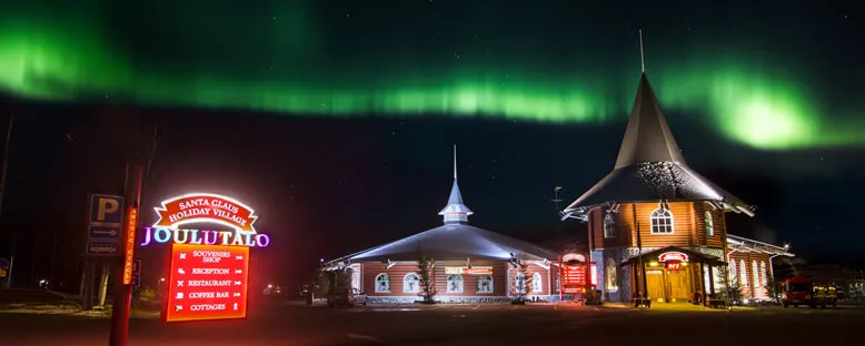 Noel Baba Köyü'nde Kutup Işıkları - Lapland