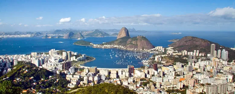 Pão de Açúcar Tepesi'nden Manzara - Rio de Janeiro