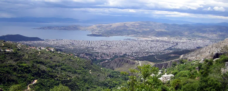 Pelion Dağı'ndan Kent Manzarası - Volos