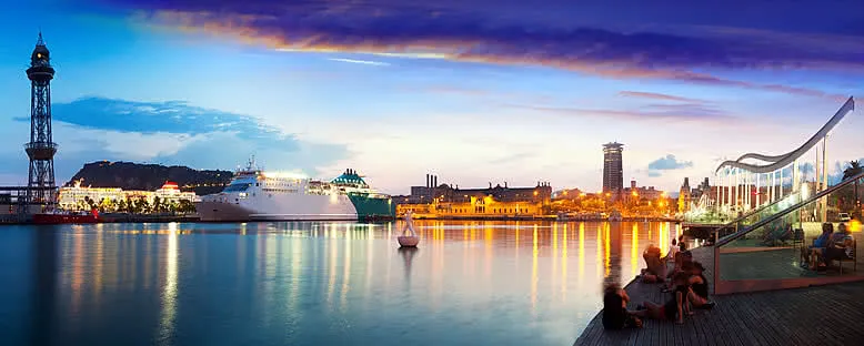 Port Vell'de Gece - Barcelona
