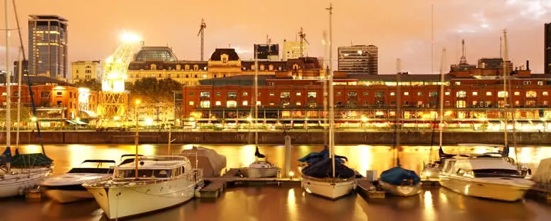 Puerto Madero'da Gece - Buenos Aires