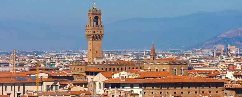 Palazzo Vecchio ve Çan Kulesi - Floransa