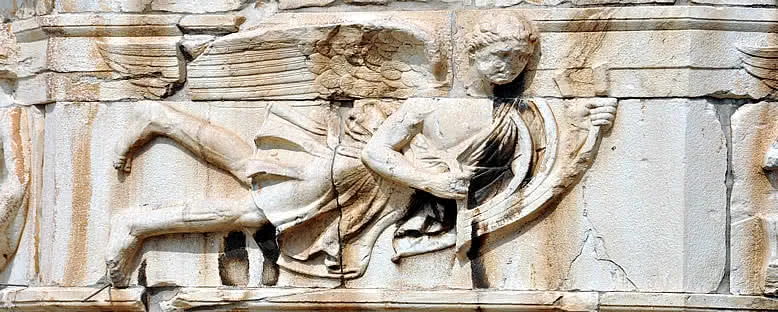 Rüzgar Tanrısı Kabartması - Atina