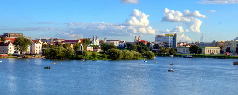 Svislach Nehri ve Şehir - Minsk