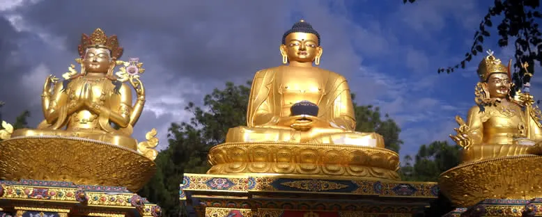 Swayambhunath Tapınağı Buddha'ları - Katmandu