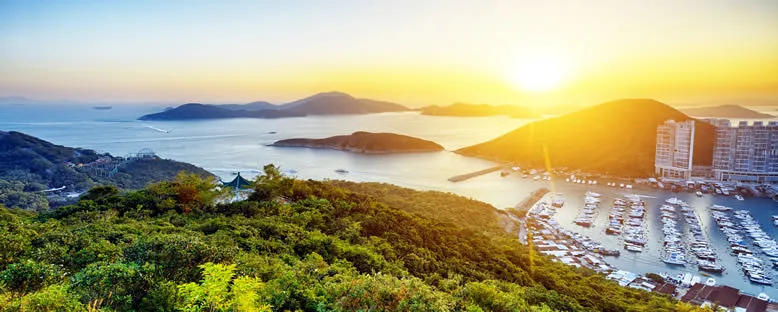 Limanda Gün Batımı - Hong Kong