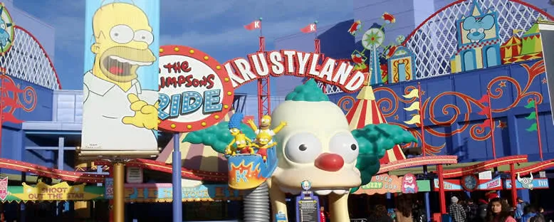 Universal Stüdyoları Simpsons Bölümü - Orlando
