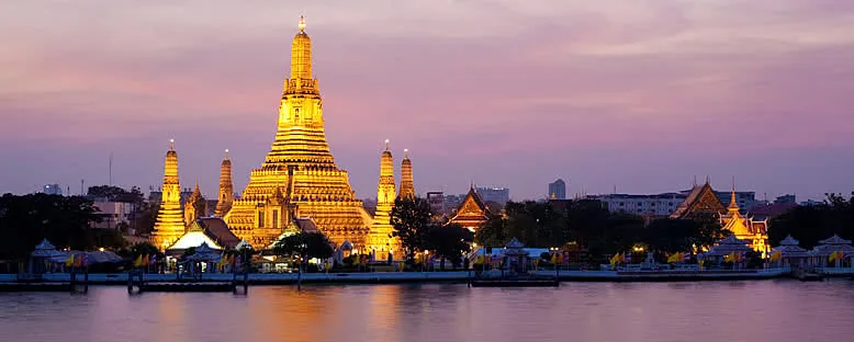 Wat Arun Gece Manzarası - Bangkok